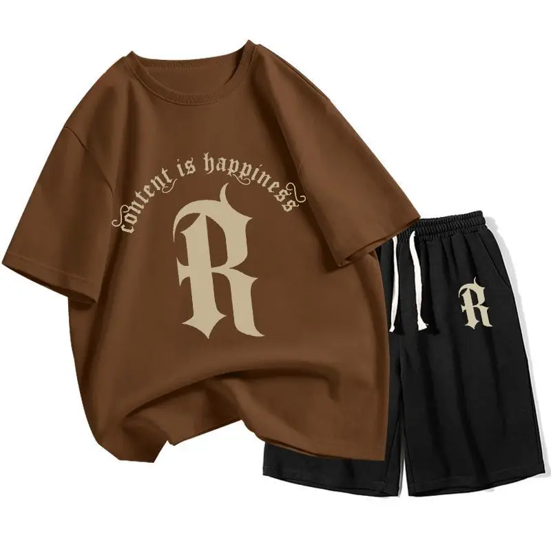 Men's 2026 Summer New New Shorts Set American Fashion Versatile T-shirt for Quick Drying and Cool Feeling Suitable for Teenagers
Men's 2026 Summer New New Shorts Set American Fashion Versatile T-shirt for Quick Drying and Cool Feeling Suitable for Teenagers