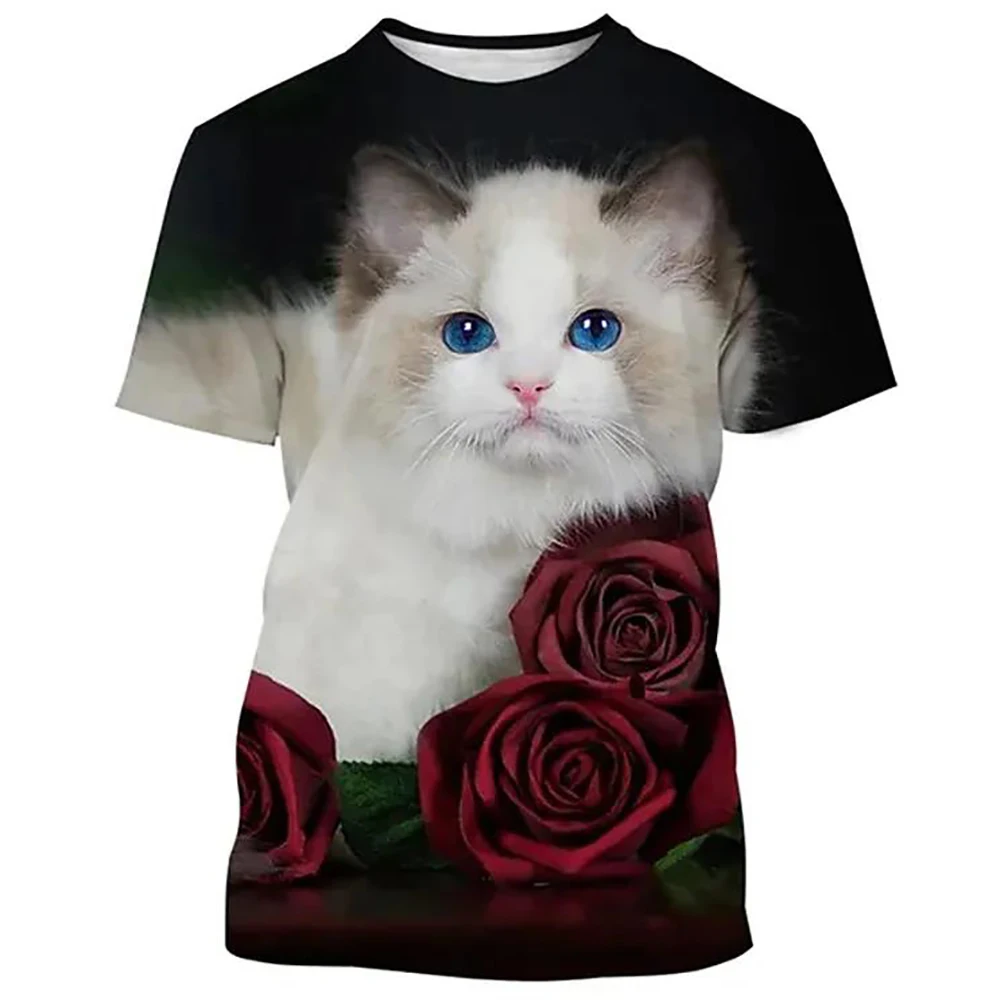 Summer New Animal Cat graphic t shirts Fashion Cool Men Casual oversized t shirt 3D Printed Trend Hip Hop harajuku streetwear
Summer New Animal Cat graphic t shirts Fashion Cool Men Casual oversized t shirt 3D Printed Trend Hip Hop harajuku streetwear