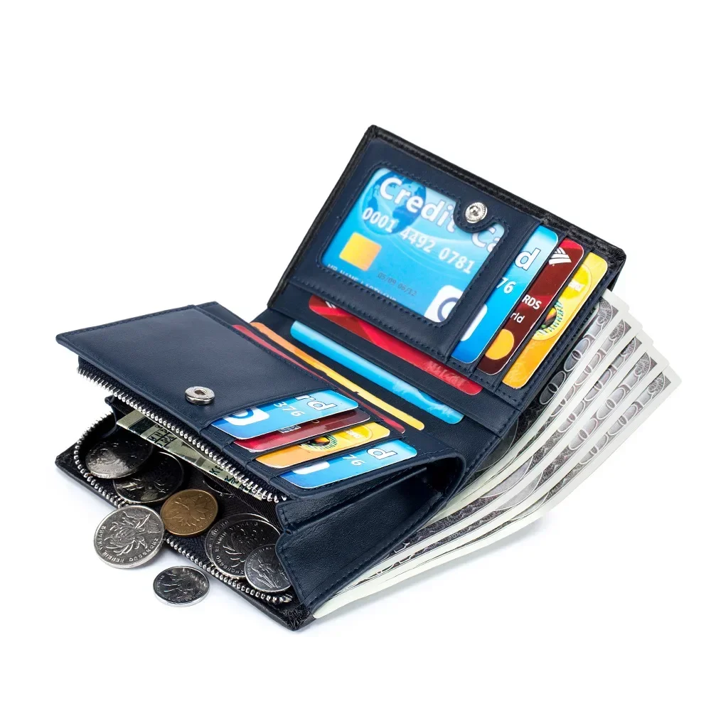 Men's Wallet Card Holder RFID Anti-magnetic Anti-theft Brush Leather Wallet Short Multi-functional Men's Wallet
Men's Wallet Card Holder RFID Anti-magnetic Anti-theft Brush Leather Wallet Short Multi-functional Men's Wallet