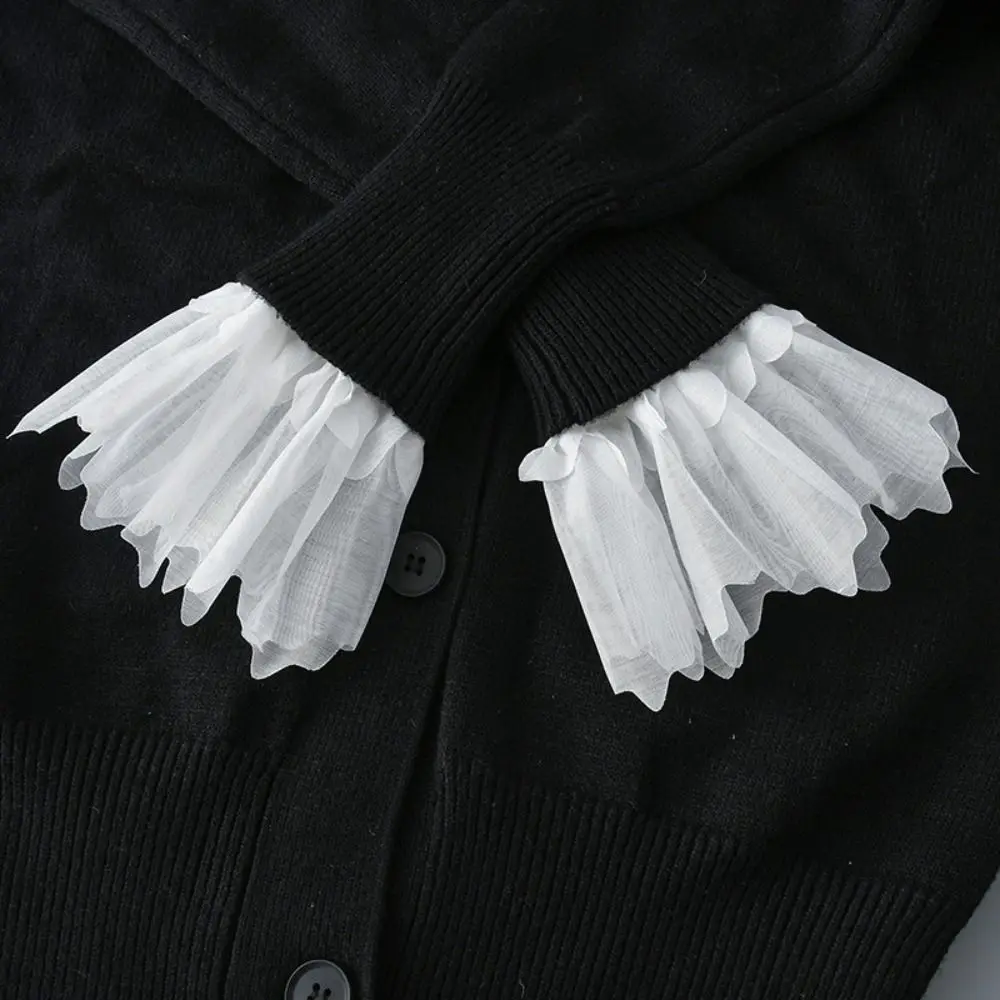 New Multilayer Ruffle Fake Cuff Detachable White Black Wrist Cuff Lace Cuff Manicure Photography Props
New Multilayer Ruffle Fake Cuff Detachable White Black Wrist Cuff Lace Cuff Manicure Photography Props