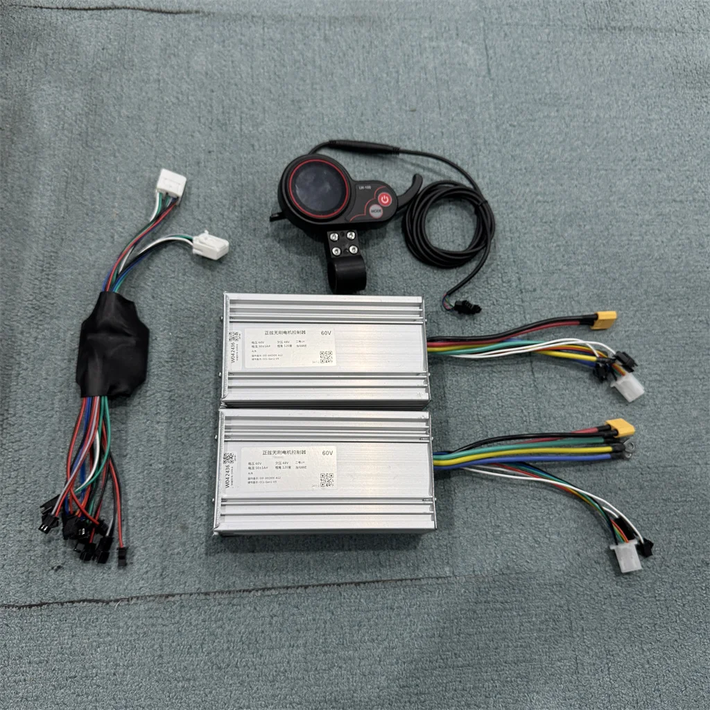 USA Stock YunLi 60V 50A 12mosfrt Sine Wave Controller and LH-100 Throttle Display Accelerator for 6000W 5600W Electric Scooter
USA Stock YunLi 60V 50A 12mosfrt Sine Wave Controller and LH-100 Throttle Display Accelerator for 6000W 5600W Electric Scooter