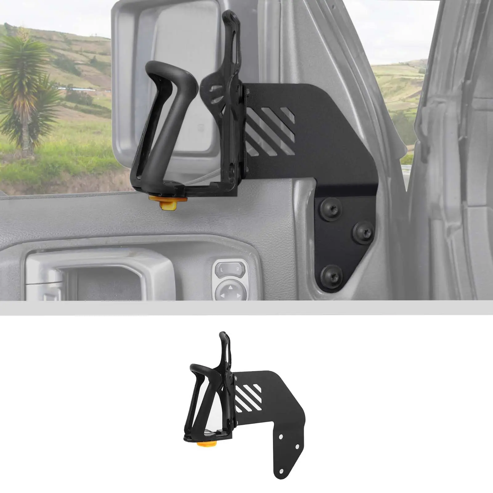 Front Door Cup Holder For Jeep JL JLU Gladiator JT 2018-2026 Driver Left Side Beverage Rack Alloy
Front Door Cup Holder For Jeep JL JLU Gladiator JT 2018-2026 Driver Left Side Beverage Rack Alloy