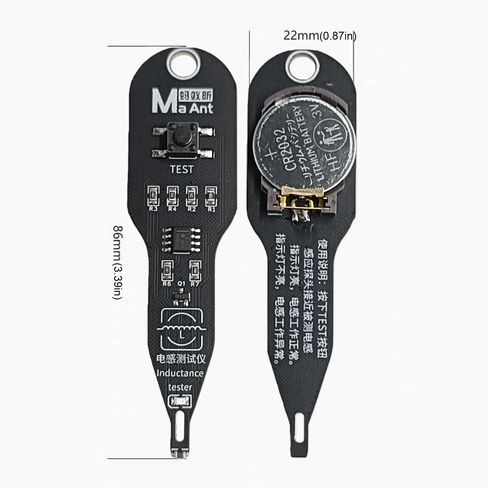 Electromagnetic Induction Instrument Lightweight Motherboard Coil Tester Quick Fault Check Tool Repair Mobile Phone Motherboard
Electromagnetic Induction Instrument Lightweight Motherboard Coil Tester Quick Fault Check Tool Repair Mobile Phone Motherboard