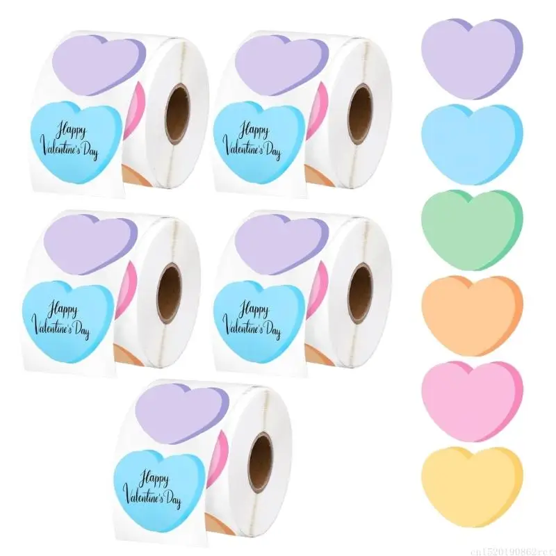D5BB 2500Pieces Colorful Heart Valentines Gift Wrapping Sticker for Decoration
D5BB 2500Pieces Colorful Heart Valentines Gift Wrapping Sticker for Decoration