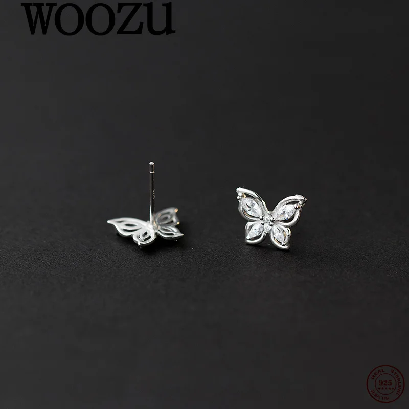 WOOZU стерлингового серебра 925 пробы, очаровательные серьги-гвоздики с бабочками и цирконами для женщин, банкетные, свадебные, романтические, милые, нежные украшения для девочек
WOOZU стерлингового серебра 925 пробы, очаровательные серьги-гвоздики с бабочками и цирконами для женщин, банкетные, свадебные, романтические, милые, нежные украшения для девочек
