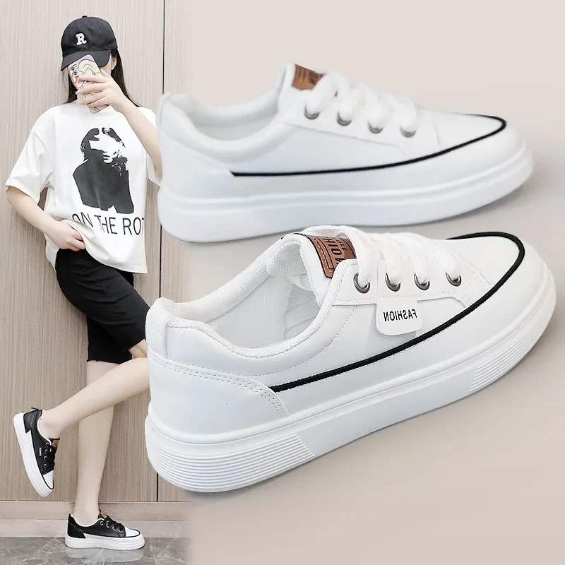 2025 New Women Shoes Fashion Light Comfortable Low-top Casual Shoes Flats Shoe Classic Student Tennis Sneakers Small White Shoe
2025 New Women Shoes Fashion Light Comfortable Low-top Casual Shoes Flats Shoe Classic Student Tennis Sneakers Small White Shoe