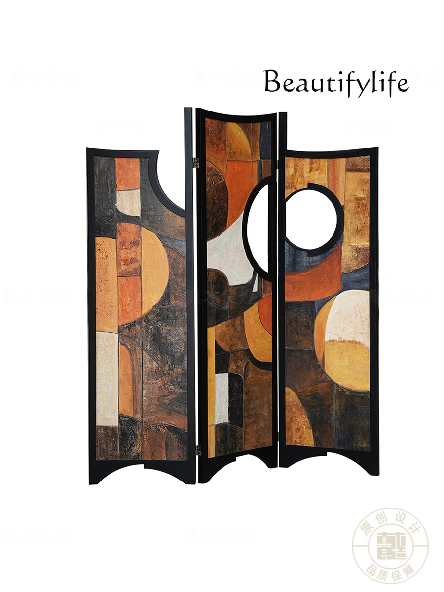 Screen French medieval designer screen partition living room small apartment new folding mobile
Screen French medieval designer screen partition living room small apartment new folding mobile