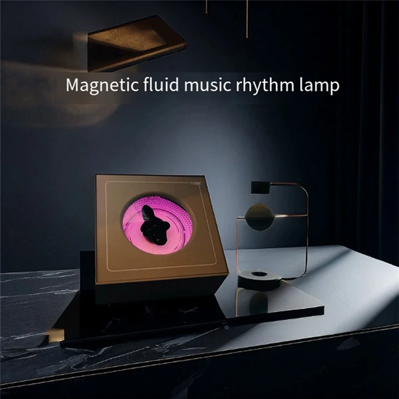 HGSW-Magnetic Liquid Pickup Music Rhythm Lamp Ferrofluid Equipment Visual Music Pickup Desktop Sound Partner Desk Decoration
HGSW-Magnetic Liquid Pickup Music Rhythm Lamp Ferrofluid Equipment Visual Music Pickup Desktop Sound Partner Desk Decoration