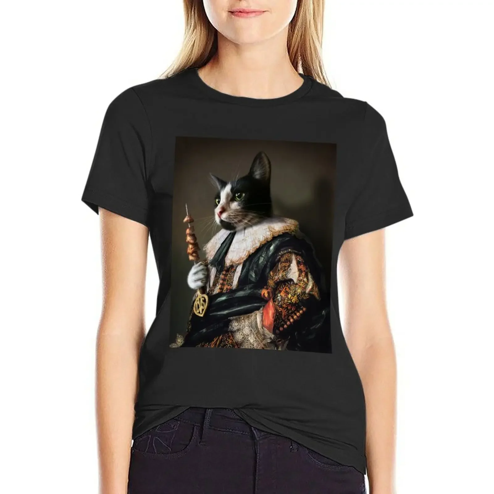 Cat Portrait - Carter Von Sexy Pants T-Shirt new edition summer tops kawaii clothes womans clothing
Cat Portrait - Carter Von Sexy Pants T-Shirt new edition summer tops kawaii clothes womans clothing