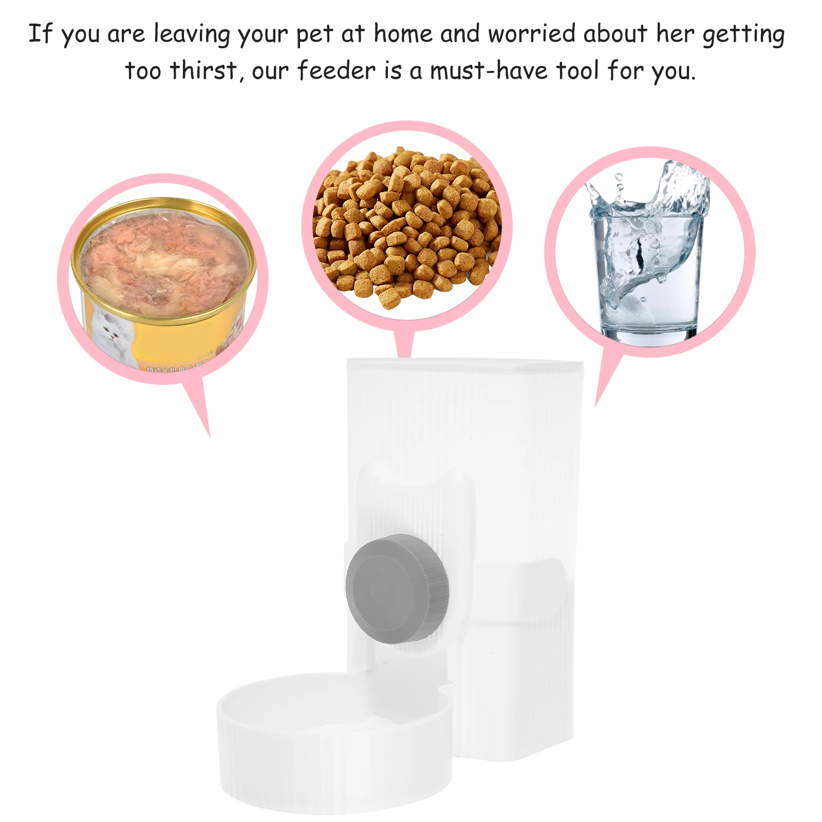 Hanging Dog Food Dispenser Puppy Feeder Bowl Cat Kitten Automatic Pet Feeder Container Leak-Proof Cage Food Dispenser For Dogs
Hanging Dog Food Dispenser Puppy Feeder Bowl Cat Kitten Automatic Pet Feeder Container Leak-Proof Cage Food Dispenser For Dogs