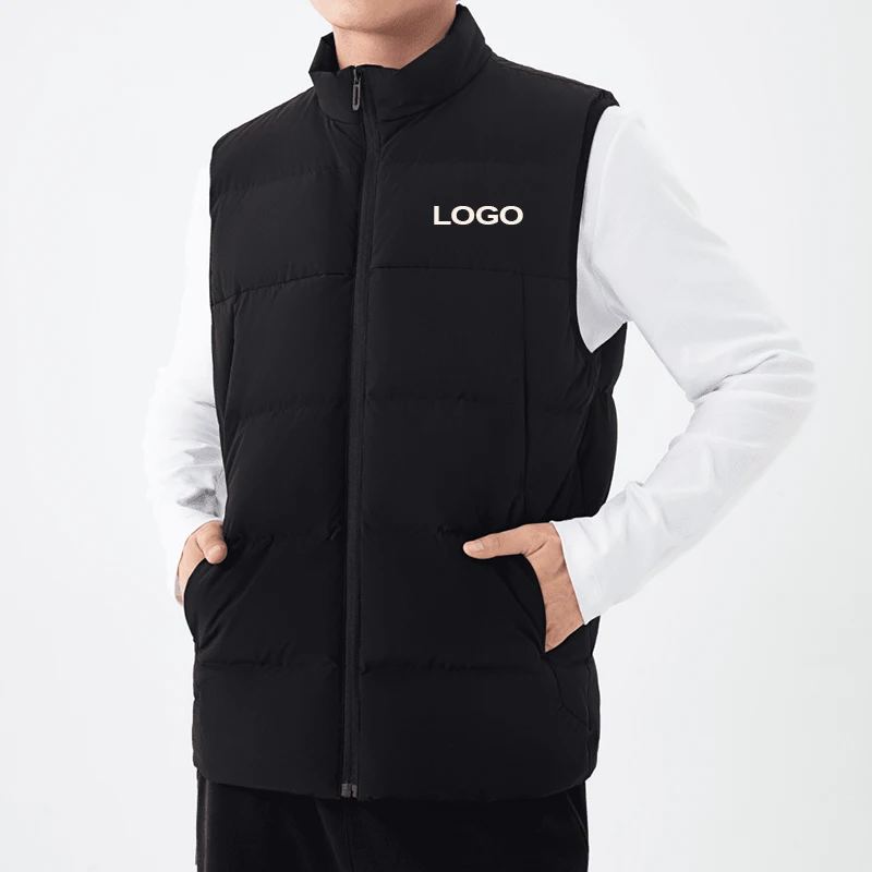 Free Logo Printing Grey Duck Down Vest - 520g Lightweight & Warm, 4-layer Down-proof Technology, Anti-static, Soft Touch Padding
Free Logo Printing Grey Duck Down Vest - 520g Lightweight & Warm, 4-layer Down-proof Technology, Anti-static, Soft Touch Padding