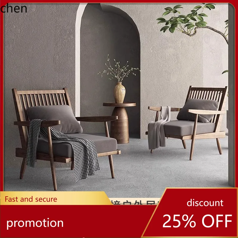 HXL Outdoor Sofa Chair Solid Wood Hotel Homestay Lobby Sofa Reception Balcony Leisure Chair
HXL Outdoor Sofa Chair Solid Wood Hotel Homestay Lobby Sofa Reception Balcony Leisure Chair