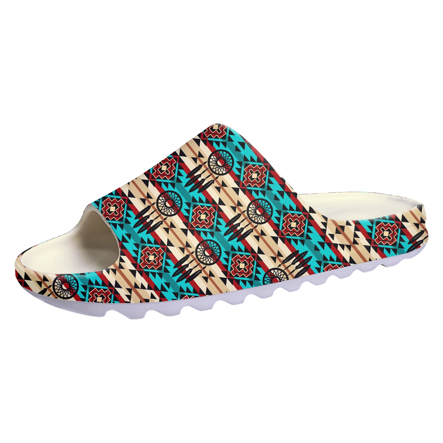 Ethnic Tribal Aztec Pattern Soft Sole Sllipers Home Clogs Customized Water Shoes Mens Womens Teenager Stepping on Shit Sandals
Ethnic Tribal Aztec Pattern Soft Sole Sllipers Home Clogs Customized Water Shoes Mens Womens Teenager Stepping on Shit Sandals