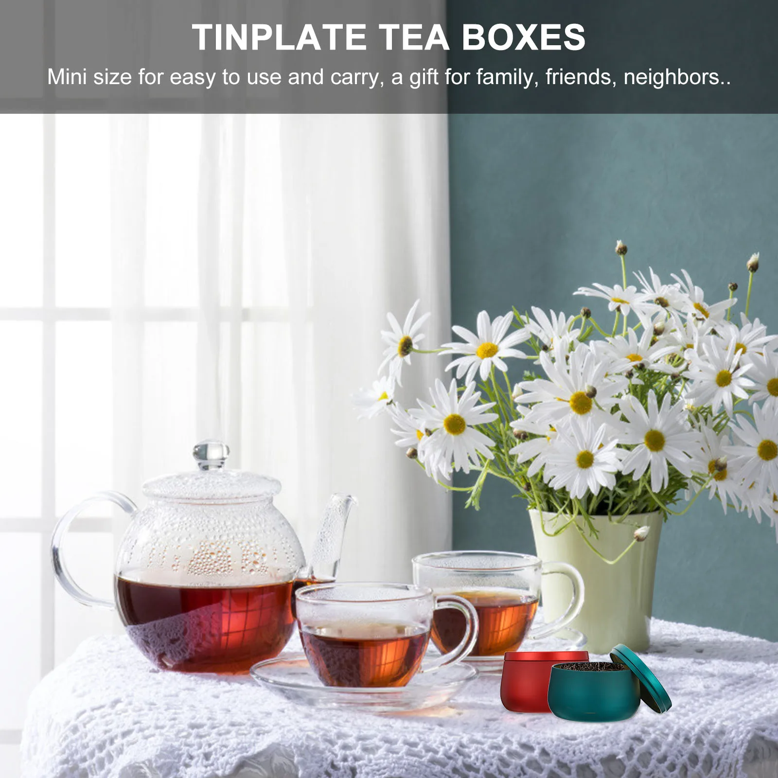 4pcs Tinplate Jars Christmas Scented Candles Storage Gift Boxes For Tea Coffee Candies Reusable Metal Containers Bright Colors
4pcs Tinplate Jars Christmas Scented Candles Storage Gift Boxes For Tea Coffee Candies Reusable Metal Containers Bright Colors