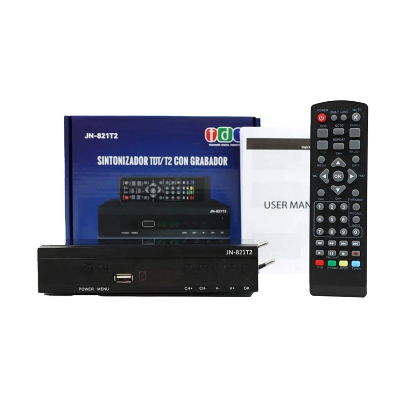 Новейшая цифровая ТВ-приставка DVB T2 Hevc/H265 AC3 с 10-битным кодом, H.265, черная пластиковая цифровая ТВ-приставка с европейской вилкой
Новейшая цифровая ТВ-приставка DVB T2 Hevc/H265 AC3 с 10-битным кодом, H.265, черная пластиковая цифровая ТВ-приставка с европейской вилкой