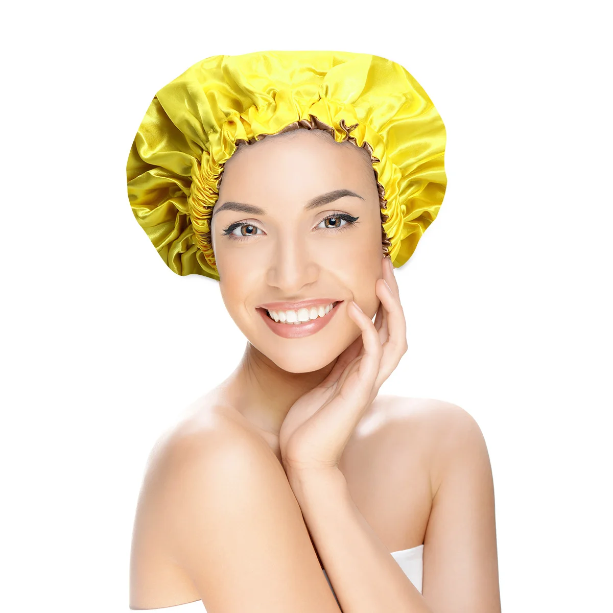 1pc Satin Bonnet Natural Hair Cap Woman Chemotheraphy Night Sleeping Hat Soft Double Layer Hair Style
1pc Satin Bonnet Natural Hair Cap Woman Chemotheraphy Night Sleeping Hat Soft Double Layer Hair Style