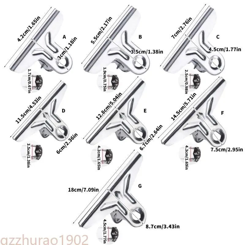 97QB 10 Pcs Large Clips Receipt Clips Binder Clips Metal Clips for Food Bag Photos
97QB 10 Pcs Large Clips Receipt Clips Binder Clips Metal Clips for Food Bag Photos