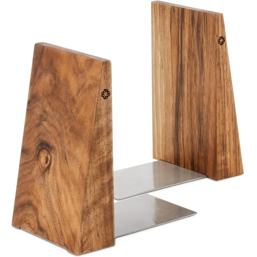 Book Ends for Shelves Handmade Wooden Bookends with Metal Base, Walnut Tree Sturdy Book Holders for Heavy Books Fancy Modern Dec
Book Ends for Shelves Handmade Wooden Bookends with Metal Base, Walnut Tree Sturdy Book Holders for Heavy Books Fancy Modern Dec