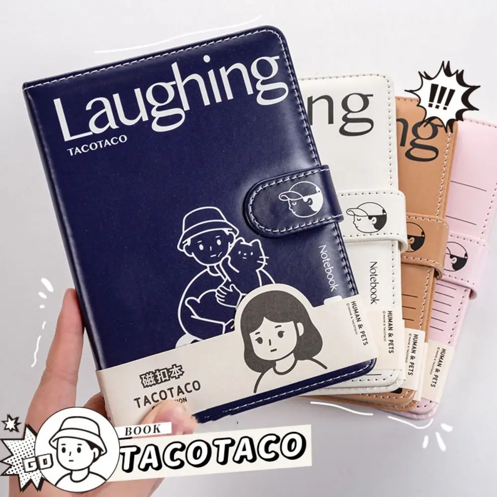 Illustration A5 Magnetic Buckle Notebook PU Leather Cover Color Page Cartoon Diary DIY Thickened Pages Travel Notepad Study
Illustration A5 Magnetic Buckle Notebook PU Leather Cover Color Page Cartoon Diary DIY Thickened Pages Travel Notepad Study