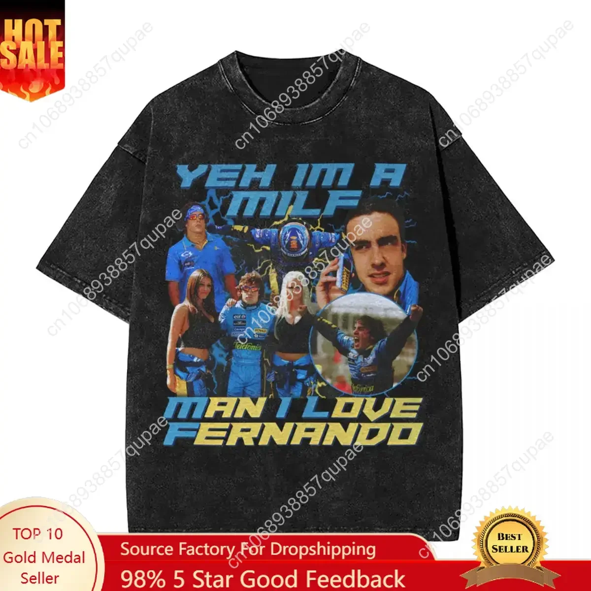 Oversized Washed T Shirt Fernandos Alonsos MILF Cotton T Shirts Trending Tshirt for Man Summer Y2K Retro Print Top Tees
Oversized Washed T Shirt Fernandos Alonsos MILF Cotton T Shirts Trending Tshirt for Man Summer Y2K Retro Print Top Tees