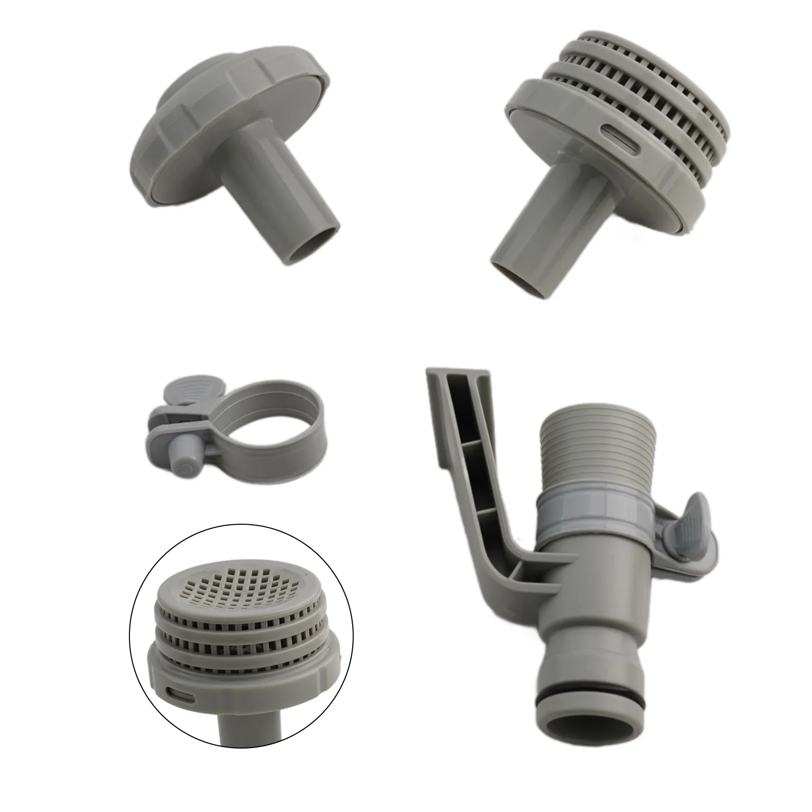 Pool Pipe Adapter Connector For Intex 25022E Above Ground Swimming Pool Water Jet Connector Replacement Part Kit With Strainers
Pool Pipe Adapter Connector For Intex 25022E Above Ground Swimming Pool Water Jet Connector Replacement Part Kit With Strainers