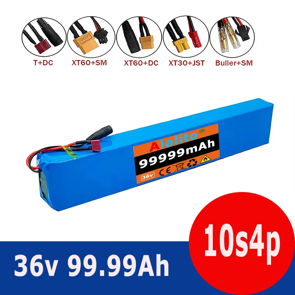 10S4P 99999mAh High power cell Original 18650 Lithium Ion Battery Pack Suitable for scooter balance bikes with BMS Protection
10S4P 99999mAh High power cell Original 18650 Lithium Ion Battery Pack Suitable for scooter balance bikes with BMS Protection