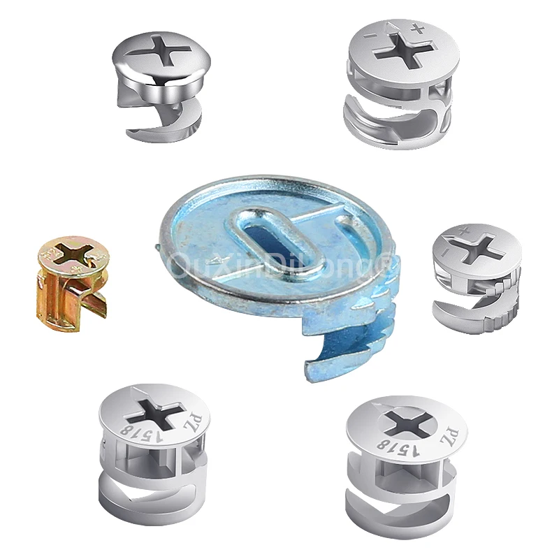1000PCS Thickening Three In One Connector Nuts Fittings Eccentric Wheel Fastenings Screws Furniture Hardware Fitting GF999
1000PCS Thickening Three In One Connector Nuts Fittings Eccentric Wheel Fastenings Screws Furniture Hardware Fitting GF999