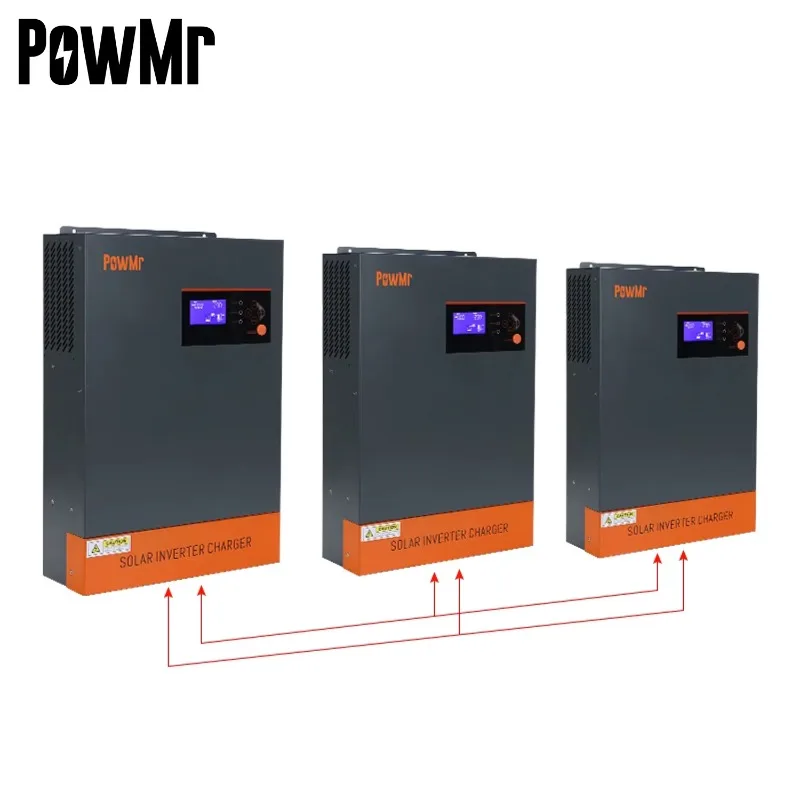 PowMr 15 кВт 16,5 кВт 48 В 220 В/380 В переменного тока 80 А MPPT 500 В фотоэлектрический вход 11000 Вт 3-фазный гибридный солнечный инвертор
PowMr 15 кВт 16,5 кВт 48 В 220 В/380 В переменного тока 80 А MPPT 500 В фотоэлектрический вход 11000 Вт 3-фазный гибридный солнечный инвертор