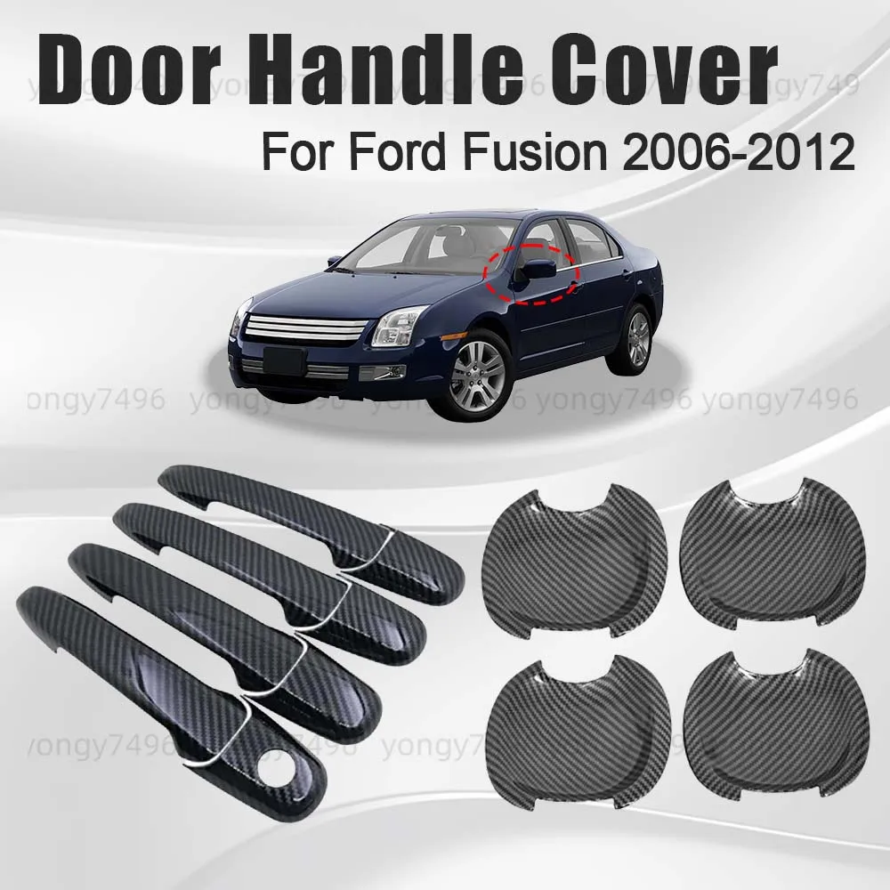 Decoration Door Handle Cover For Ford Fusion 2006-2012 Carbon Fiber Glossy Black Chrome Silver Car Upgrade Accessories Styling
Decoration Door Handle Cover For Ford Fusion 2006-2012 Carbon Fiber Glossy Black Chrome Silver Car Upgrade Accessories Styling