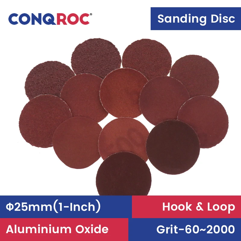 25mm(1-Inch) Sanding Discs Aluminum Oxide Hook and Loop Sanding Papers 1000-Piece Grit P60~2000
25mm(1-Inch) Sanding Discs Aluminum Oxide Hook and Loop Sanding Papers 1000-Piece Grit P60~2000