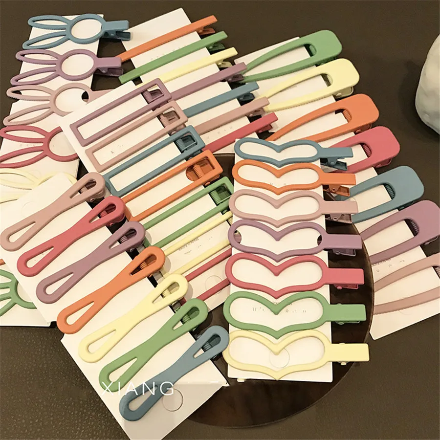 7Pcs/Set Geometric Snap Hairpins For Girls Fashion Hair BB Clips Solid Color Barrettes Women Hair Accessories
7Pcs/Set Geometric Snap Hairpins For Girls Fashion Hair BB Clips Solid Color Barrettes Women Hair Accessories