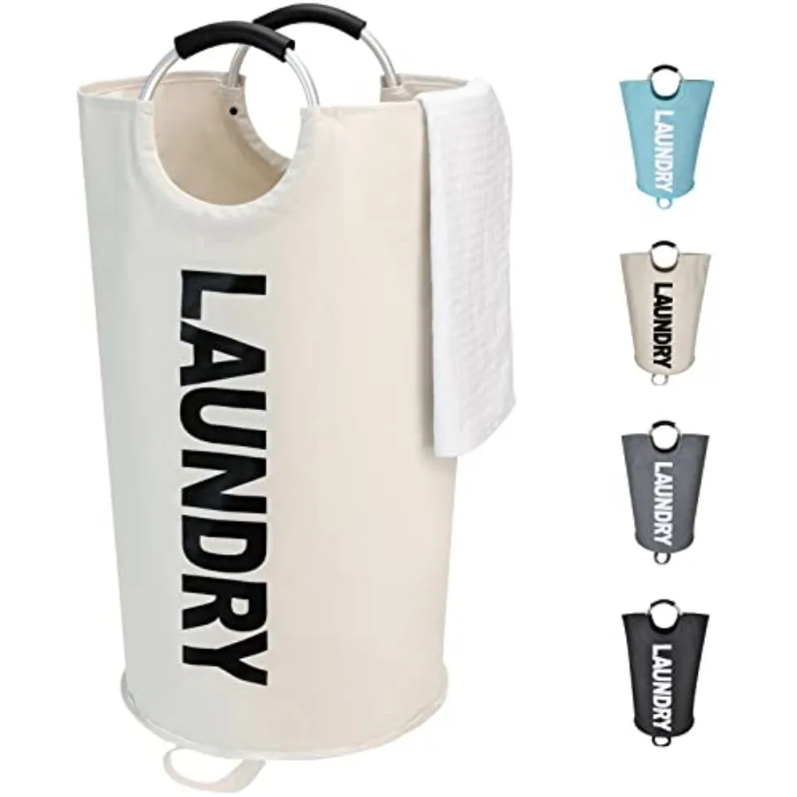 Large Laundry Basket, Freestanding Tall Clothes Hamper, Collapsible Laundry Bag
Large Laundry Basket, Freestanding Tall Clothes Hamper, Collapsible Laundry Bag