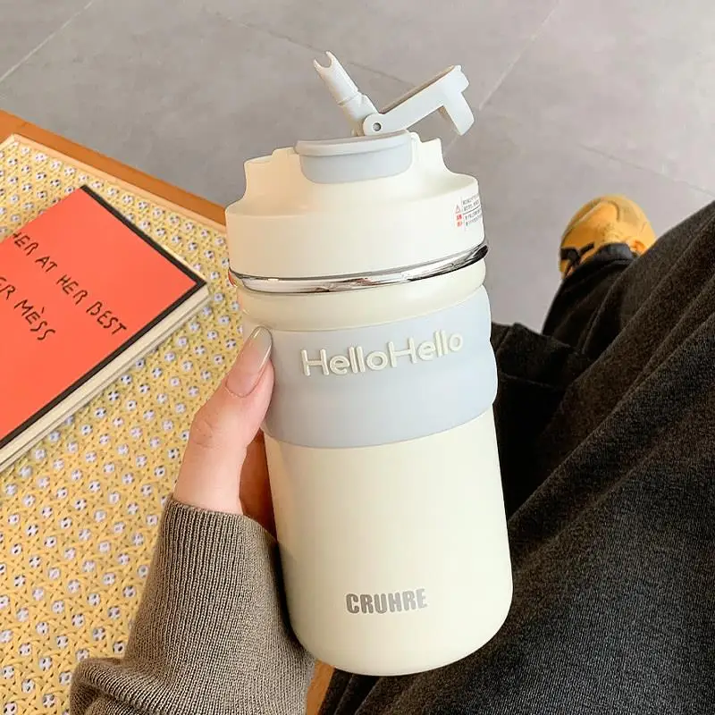 Portable Insulated Coffee Water Bottle Stainless Steel Double Wall Vacuum Flask Men Women Straw Included Long Lasting Cooling
Portable Insulated Coffee Water Bottle Stainless Steel Double Wall Vacuum Flask Men Women Straw Included Long Lasting Cooling