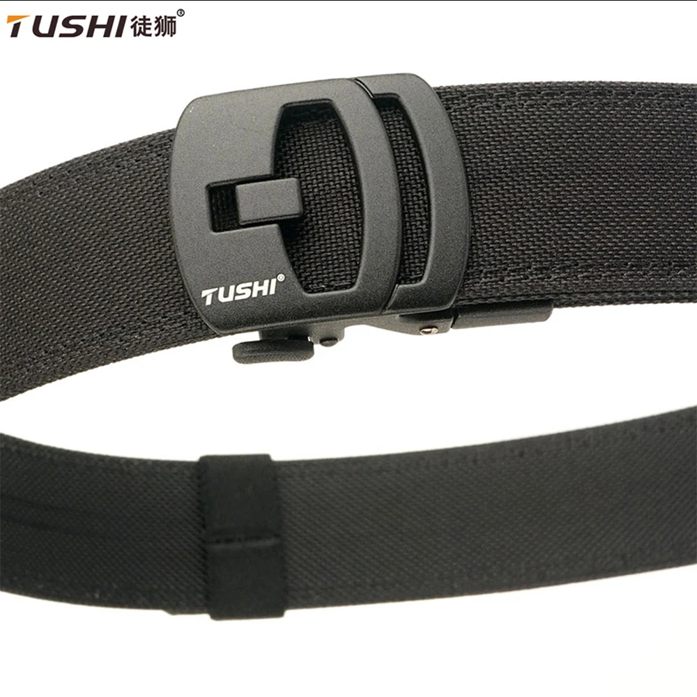 TUSHI New Military Belt for Men Sturdy Nylon Metal Automatic Buckle Police Duty Belt Tactical Outdoor Girdle IPSC Accessories
TUSHI New Military Belt for Men Sturdy Nylon Metal Automatic Buckle Police Duty Belt Tactical Outdoor Girdle IPSC Accessories