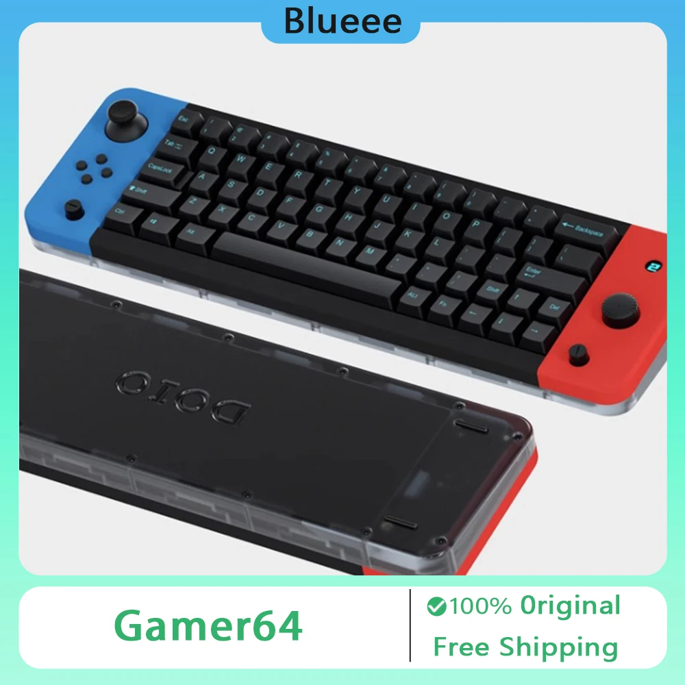 Механическая клавиатура DOIO Gamer64, клавиатура с OLED-экраном, 64 клавиши, клавиатура с переключением клавиш, Проводная RGB клавиатура QMK через Mac PC Office
Механическая клавиатура DOIO Gamer64, клавиатура с OLED-экраном, 64 клавиши, клавиатура с переключением клавиш, Проводная RGB клавиатура QMK через Mac PC Office