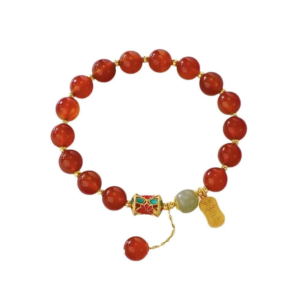 Natural Red Agate Bracelet S925 Silver Beaded Bracelet with Jasper New Bracelets for Girlfriends Gifts
Natural Red Agate Bracelet S925 Silver Beaded Bracelet with Jasper New Bracelets for Girlfriends Gifts