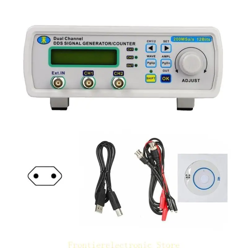 G8DB MHS5200A Source 2 Channels and High Accuracy DDS Counter for Various Waveforms and Electronic Projects
G8DB MHS5200A Source 2 Channels and High Accuracy DDS Counter for Various Waveforms and Electronic Projects