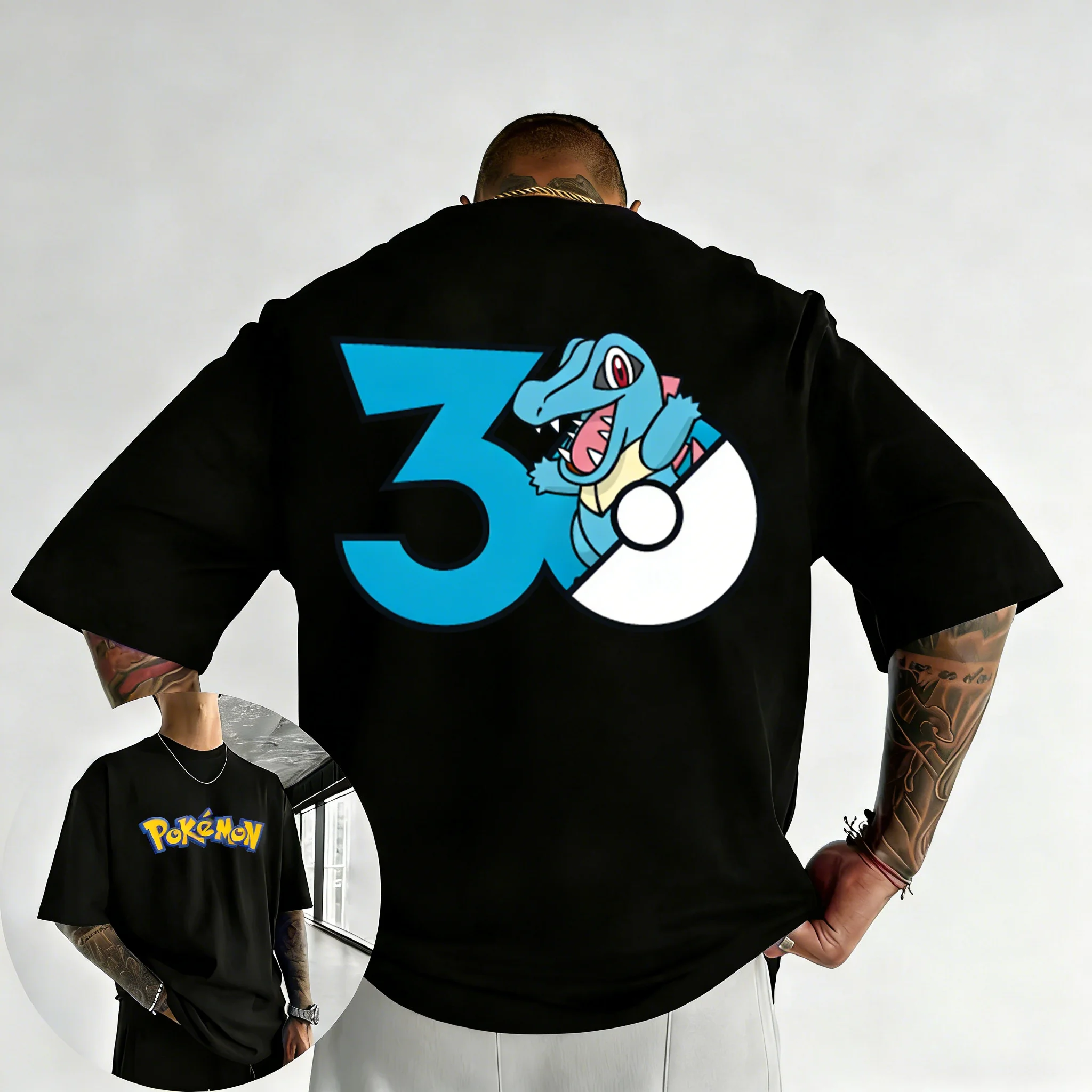 Футболка с логотипом Totodile к 30-летию Pokémon, коллаборация 2026 года, летняя, мужская и женская, свободного кроя, повседневная, в стиле хип-хоп, модная, с коротким рукавом
Футболка с логотипом Totodile к 30-летию Pokémon, коллаборация 2026 года, летняя, мужская и женская, свободного кроя, повседневная, в стиле хип-хоп, модная, с коротким рукавом