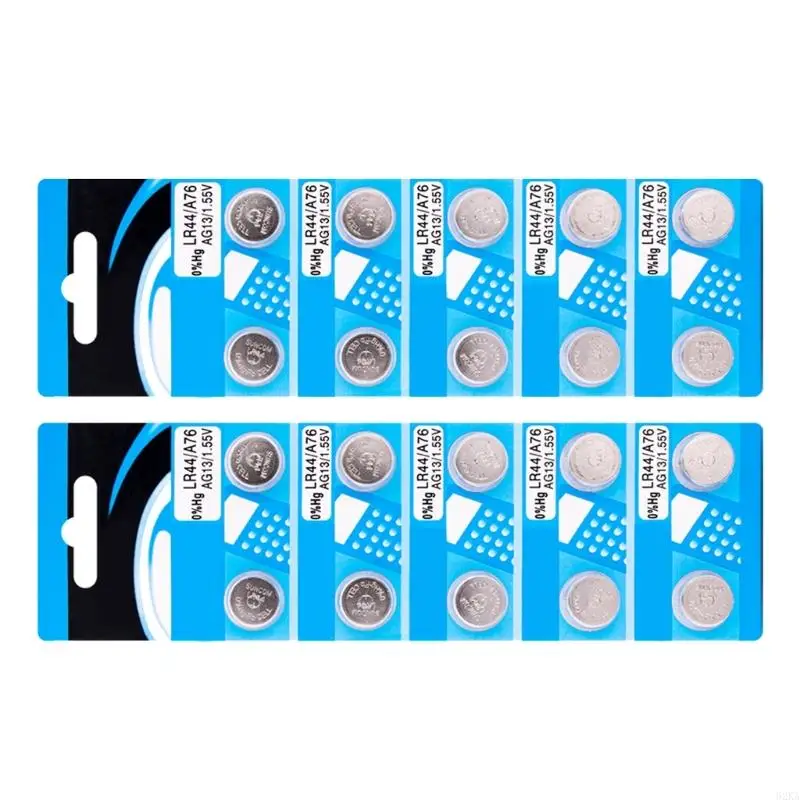 62KA MultiPurpose 10/20pcs LR44 AG13 Alkaline Coin Cells For Everyday Electronic Use
62KA MultiPurpose 10/20pcs LR44 AG13 Alkaline Coin Cells For Everyday Electronic Use
