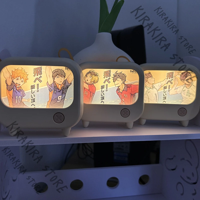 Haikyuu!! Oikawa Tooru Kozume Kenma Anime Light Writing Tobio Kageyama Night Lamp Cosplay bedside lamps Kawaii Bedroom Mascot
Haikyuu!! Oikawa Tooru Kozume Kenma Anime Light Writing Tobio Kageyama Night Lamp Cosplay bedside lamps Kawaii Bedroom Mascot