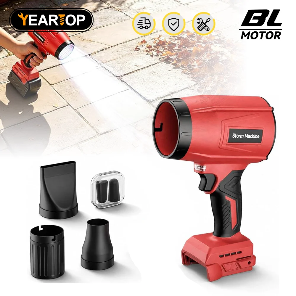 400M/S Brushless Electric Turbo Fan Blower Cordless Car Dryer Jet Fan Snow Leaf Dust Air Blowing Tool For Milwaukee Battery
400M/S Brushless Electric Turbo Fan Blower Cordless Car Dryer Jet Fan Snow Leaf Dust Air Blowing Tool For Milwaukee Battery