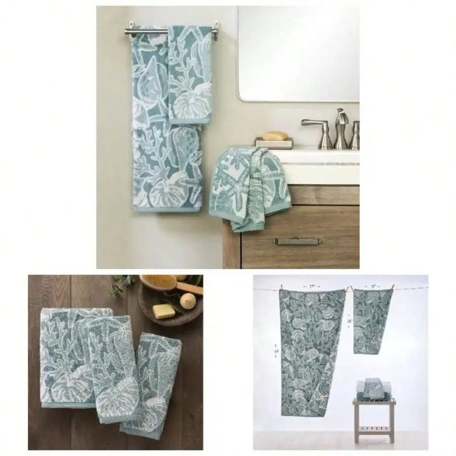 Saturday Ltd. South Seas 2 - Piece Hand Towel Set, White
Saturday Ltd. South Seas 2 - Piece Hand Towel Set, White