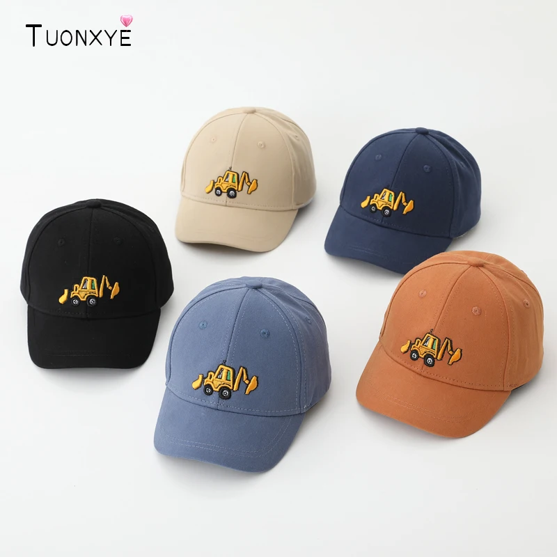 TUONXYE Summer Boys Cartoon Excavator Embroidered Baseball Cap Adjustable Breathable Cotton Gift Children's Leisure Suncap
TUONXYE Summer Boys Cartoon Excavator Embroidered Baseball Cap Adjustable Breathable Cotton Gift Children's Leisure Suncap