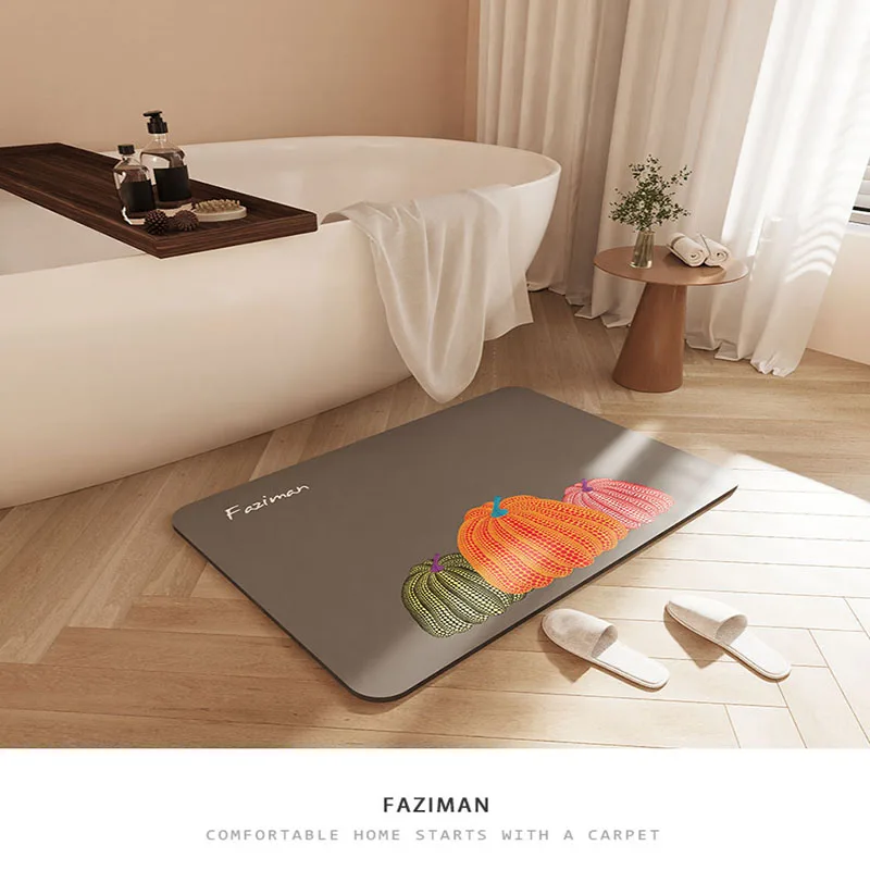 Bathroom absorbent floor mat, soft diatomaceous earth anti slip bathroom, household carpet, bathroom door quick drying entrance
Bathroom absorbent floor mat, soft diatomaceous earth anti slip bathroom, household carpet, bathroom door quick drying entrance
