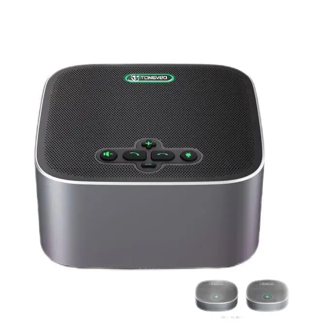 BT/Wireless/USB Conference Speakerphone Omnidirectional Microphone With Expansion Mics for Skype Zoom Teams Online Meeting
BT/Wireless/USB Conference Speakerphone Omnidirectional Microphone With Expansion Mics for Skype Zoom Teams Online Meeting