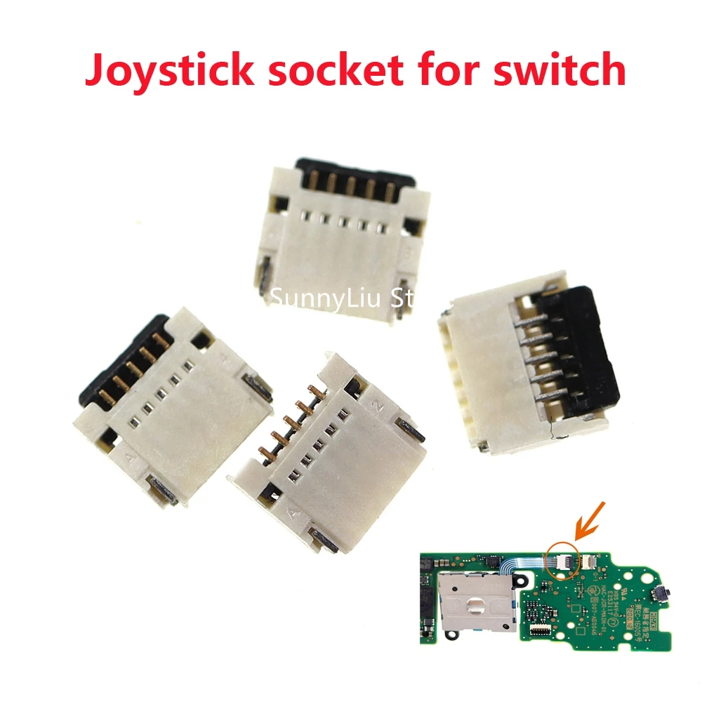 10PCS Original 3D analog joystick socket for For Nintendo Switch board joystick socket connector for NS switch console
10PCS Original 3D analog joystick socket for For Nintendo Switch board joystick socket connector for NS switch console