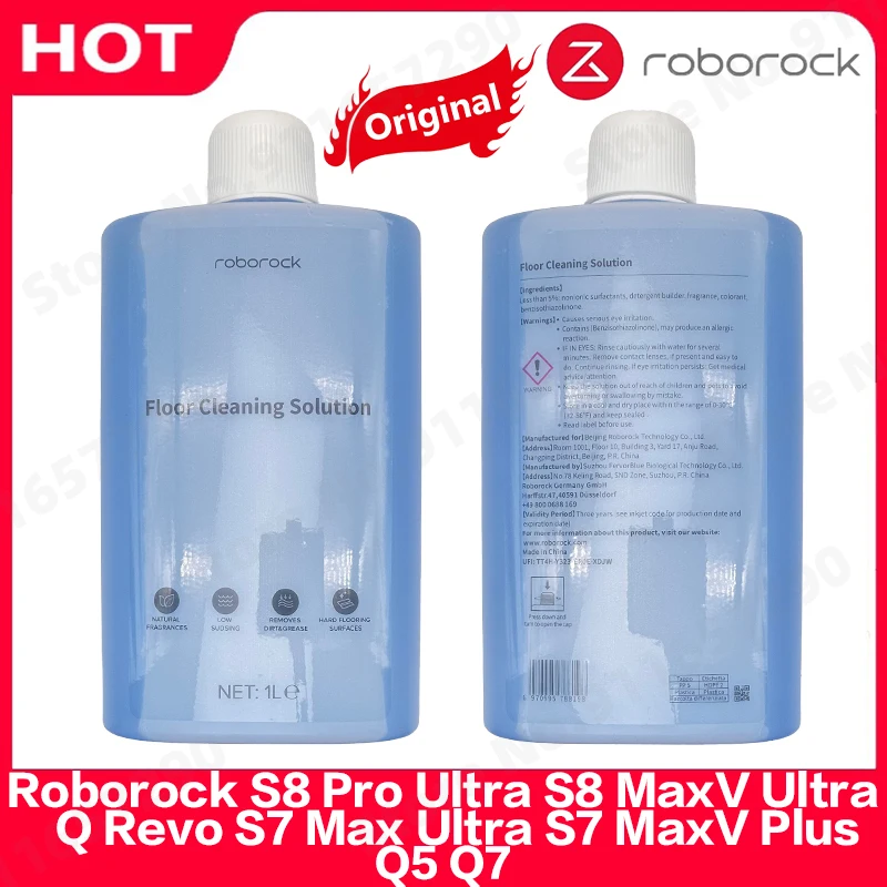 Roborock S8 Pro Ultra / S8 MaxV Ultra / Q5/Q7/Q Revo/ S7 Max Ultra/S7 MaxV Plus/ Vacuum Cleaing Floor Cleaning Solution 
Roborock S8 Pro Ultra / S8 MaxV Ultra / Q5/Q7/Q Revo/ S7 Max Ultra/S7 MaxV Plus/ Vacuum Cleaing Floor Cleaning Solution