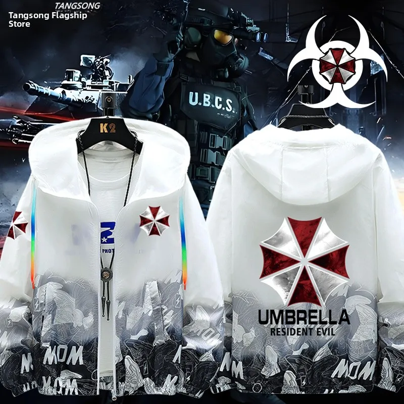Biohazard Game Movie Umbrella Cany Surroundings ex Sun Protection Clothes Jaet Loose Fit Hooded Zipper ket Breath...
Biohazard Game Movie Umbrella Cany Surroundings ex Sun Protection Clothes Jaet Loose Fit Hooded Zipper ket Breath...