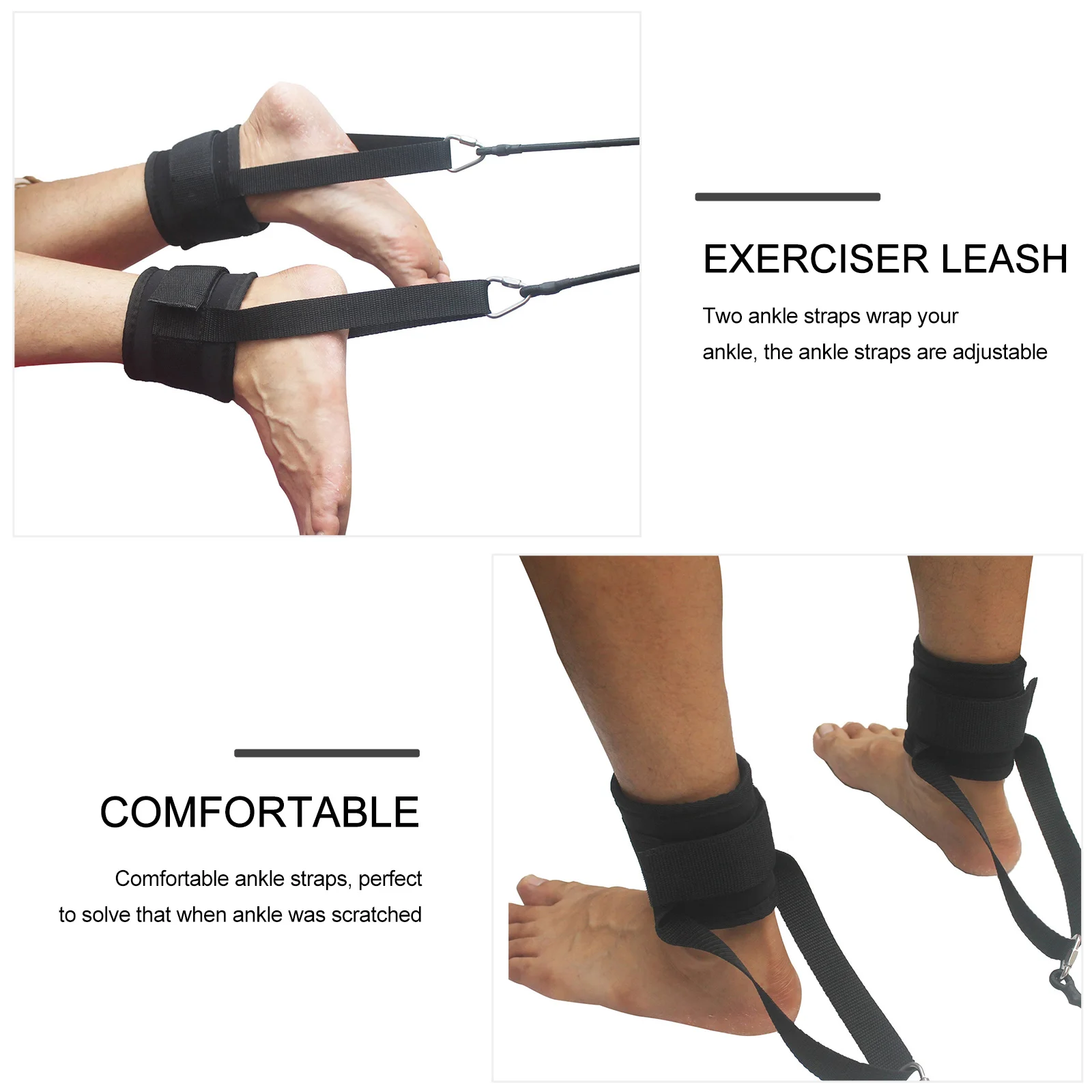 1Set Swim Ankle Strap Resistance Belt Adjustable Cord Thick Neoprene Anti-Scratch for Swimming Training Exercise 
1Set Swim Ankle Strap Resistance Belt Adjustable Cord Thick Neoprene Anti-Scratch for Swimming Training Exercise