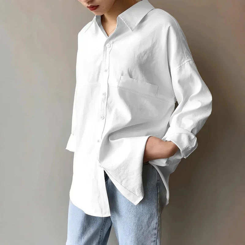 Spring Japanese and Korean New Loose Breathable Long Sleeves Shirt Design Fashion Casual Shirt-Protective Clothing Women
Spring Japanese and Korean New Loose Breathable Long Sleeves Shirt Design Fashion Casual Shirt-Protective Clothing Women